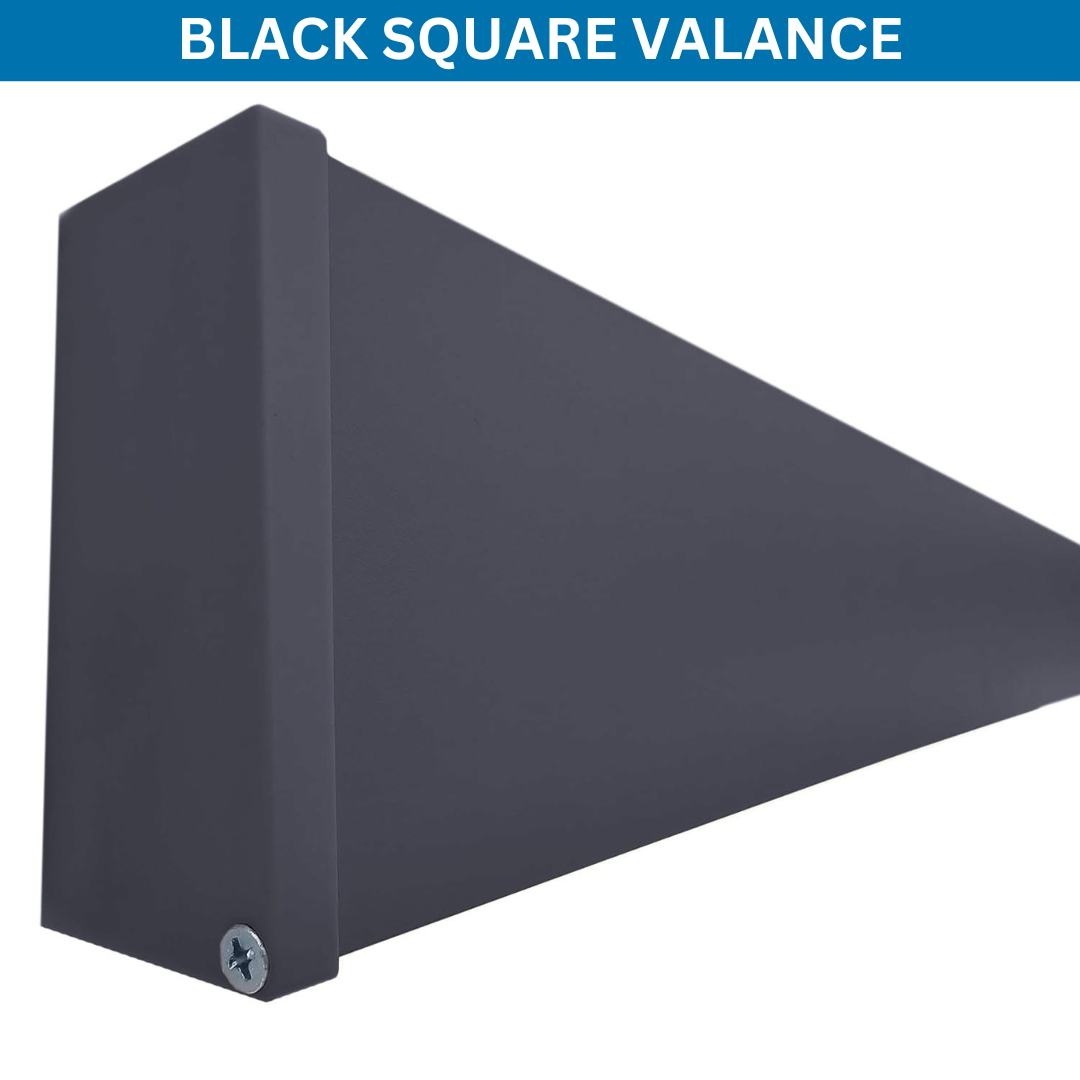 Black Sqaure Valance