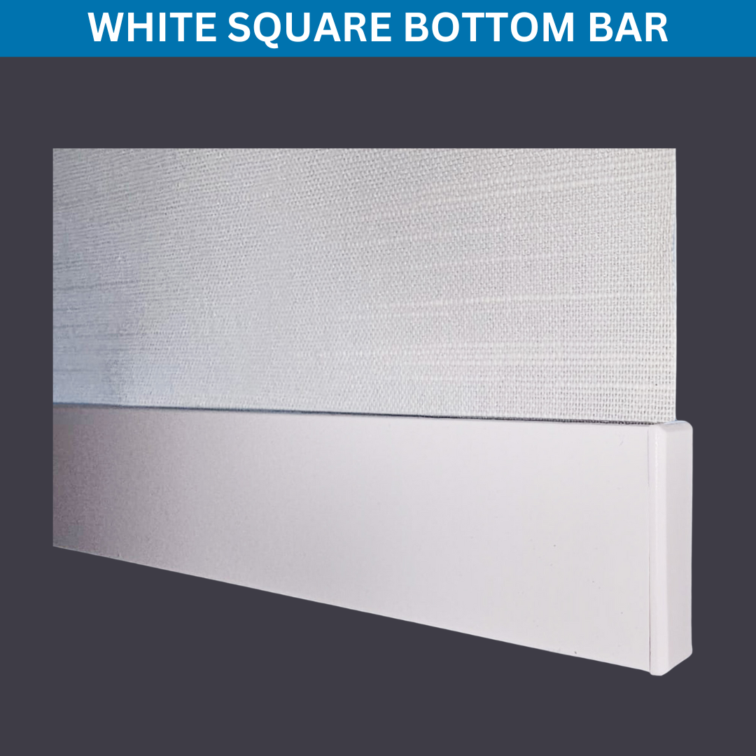 White Square Bottom Bar