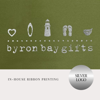Green Ribbon Silver Print