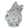 Baby Clothes with Blue Australian animal print