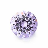lavender purple lab yag round cut