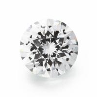 white colorless lab sapphire round cut