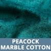 Peacock Luxury Marble Cotton
