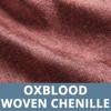 Oxblood Luxury Woven Chenille