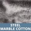 Steel Luxury Marble Cotton