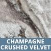 Champagne Crushed Velvet