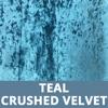 Teal Crushed Velvet