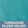 Turquoise Plush Velvet