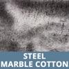Steel Luxury Marble Cotton
