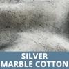 Silver Luxury Marble Cotton