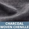 Charcoal Luxury Woven Chenille