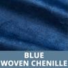 Blue Luxury Woven Chenille
