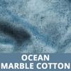 Ocean Luxury Marble Cotton