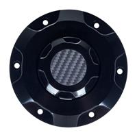 Axion Billet Aluminum Gas Cap with Carbon Fiber Plate for Harley Touring 2023.5 & Later