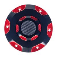 Axion Billet Aluminum Gas Cap with Carbon Fiber Plate for Harley Touring 2023.5 & Later