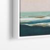 White Framed Canvas Print