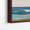 Walnut Framed Stretched Canvas