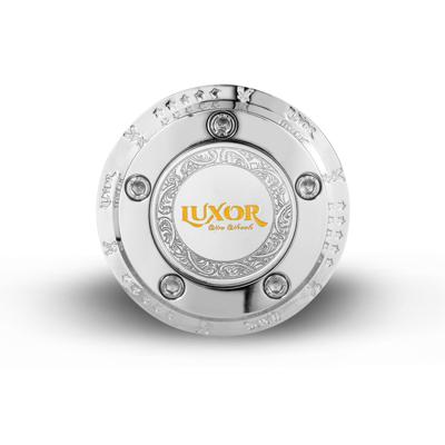 13x7 60 Spoke Triple Cross Lace Reverse Chrome LUXOR WIRE WHEELS