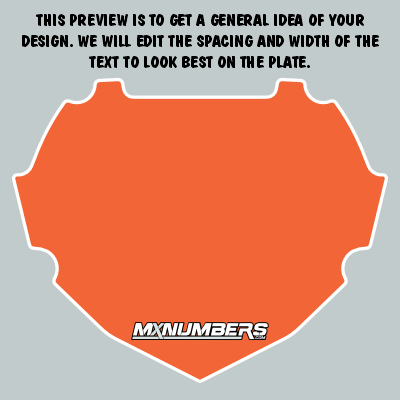 BOX TWO Custom Plate Graphics – MxNumbers