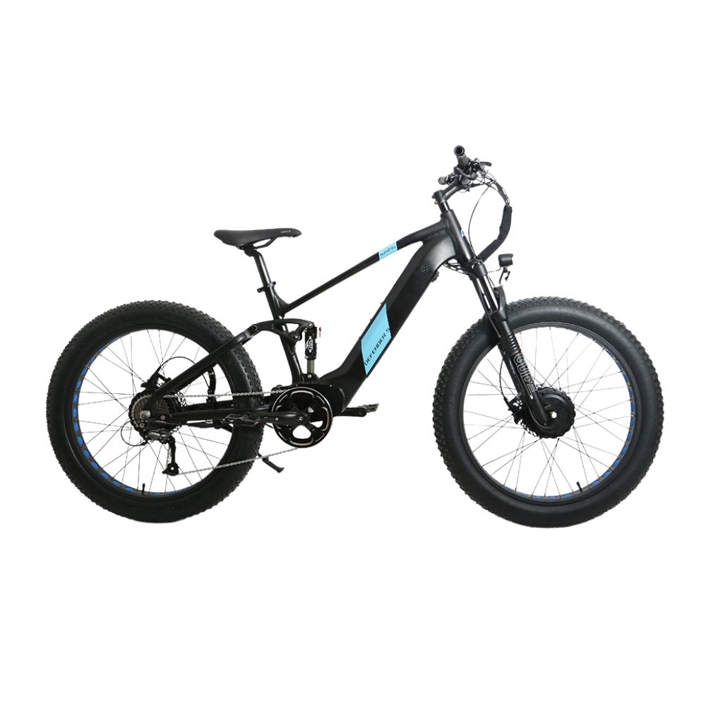 Eunorau DEFENDER S 48V1500W 26 Fat Tire All Wheel Drive Dual Battery Phoenix Fitness