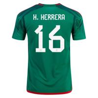 adidas 2022-23 Mexico Home Jersey - Green-Red (H. Herrera)