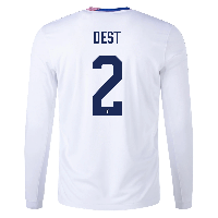 Nike 2024-25 USA Men's Stadium Home Long-Sleeve Jersey (Dest)
