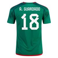 adidas 2022-23 Mexico Home Jersey - Green-Red (A. Guardado)