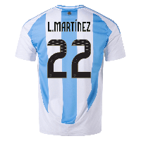 adidas 2024-25 Argetina Stadium Home Jersey (L. Martinez)