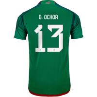 adidas 2022-23 Mexico Home Jersey - Green-Red (G. Ochoa)
