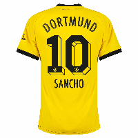 Puma 2023-24 Borussia Dortmund Men's Stadium Home Jersey (Sancho)