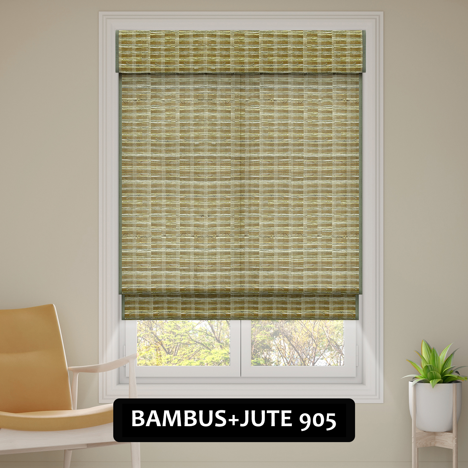SmartWings Raffrollos aus Bambus & Holz 70% Verdunkelung Orithyia   SmartWings DE