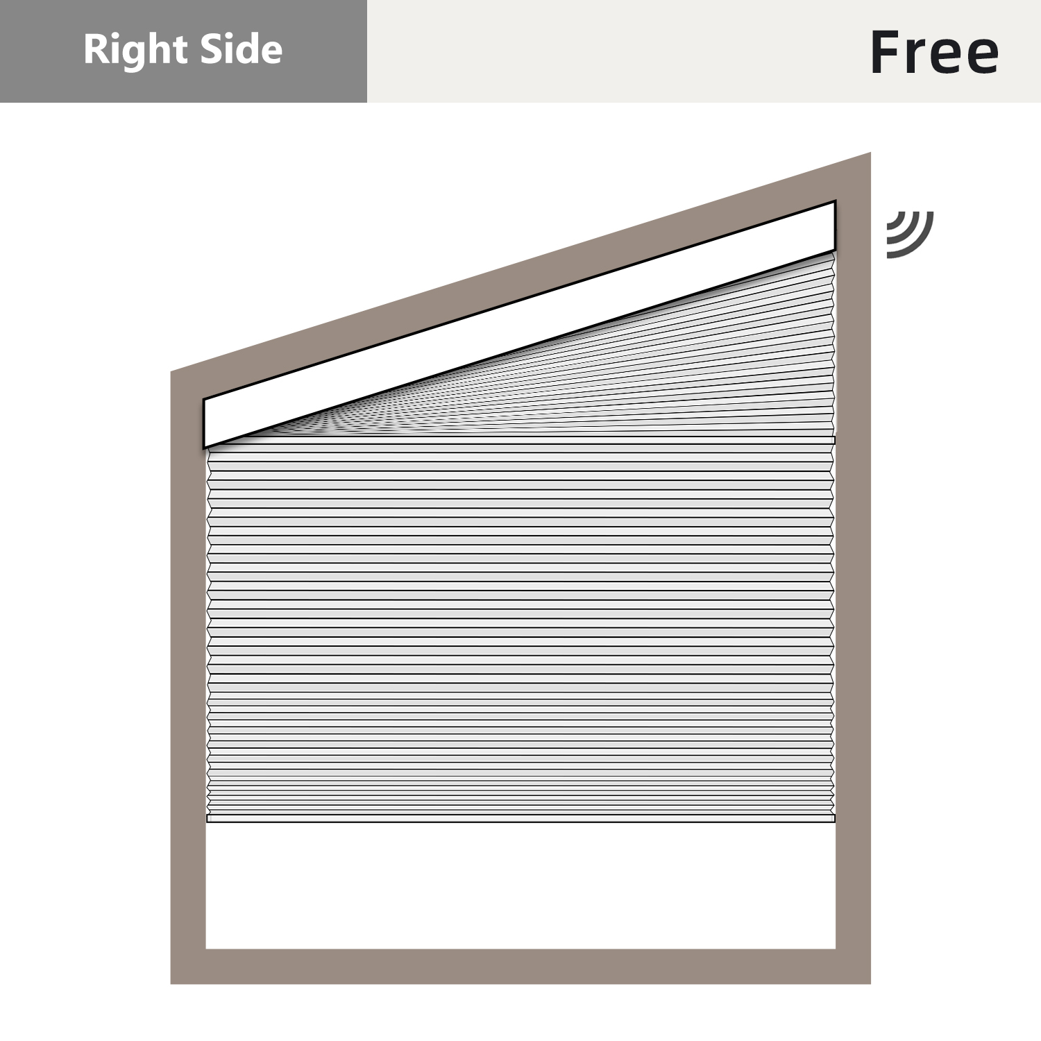Mechoshade Trapezoid Windows Draper Roller Shades GiCor Lodging