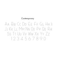 Engrave with Contemporary Font