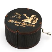 Cylindrical Hand Crank Music Box | The Music Box Store